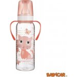 Canpol babies láhev s potiskem Cute Animals s úchyty 11/845 250ml – Hledejceny.cz