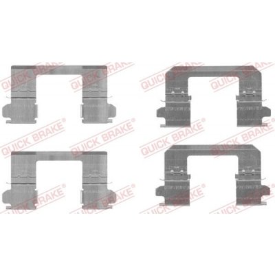 Sada příslušenství, obložení kotoučové brzdy Quick Brake 109-1736 | Zboží Auto
