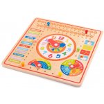 Bigjigs Kalendář s hodinami – Zboží Mobilmania