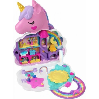 Mattel Polly Pocket Mini Salón Duhový jednorožec