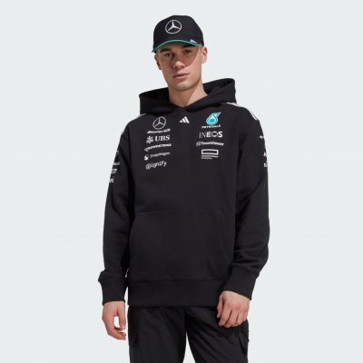 adidas mikina MERCEDES AMG PETRONAS FORMULA ONE TEAM bílá černá – Zboží Dáma