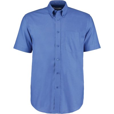 Kustom Kit pánská košile Oxford krátký rukáv KK 350 modrá italian – Hledejceny.cz