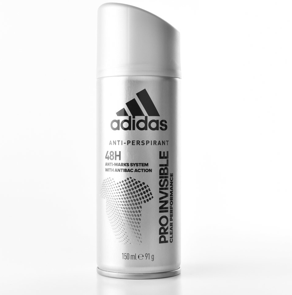 Adidas Pro Invisible Men antiperspirant deospray 150 ml od 52 Kč -  Heureka.cz