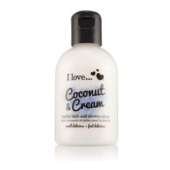 I Love Bubble Bath & Shower Crème Coconut Cream sprchový krém 100 ml