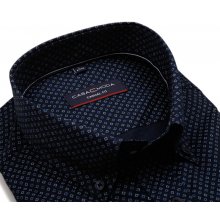 Casa Moda Casual fit volnočasová košile extra prodloužený rukáv se vzorem čtverečku tmavomodrá