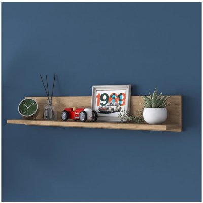 Asir Nástěnná police RANI 90x15 cm hnědá AS1727 – Hledejceny.cz