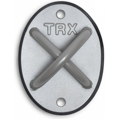 TRX X-závěs s gumovou podložkou, šedý