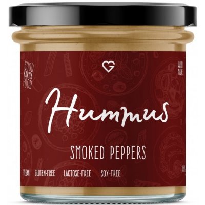 Goodie Hummus uzená paprika Smoked Peppers 140 g – Zboží Mobilmania