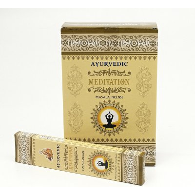 Ayurvedic indické vonné tyčinky Meditation 16 g – Zboží Mobilmania