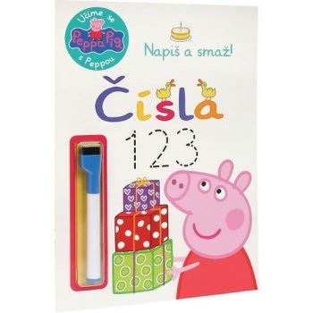 Peppa Pig Učíme se s Peppou Napiš a smaž! Čísla