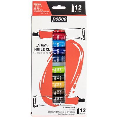 Pebeo Set olejových barev Studio Huile 12 x 12 ml