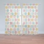 Sablio Záclony Smajlíci: 2ks 150x250cm – Hledejceny.cz