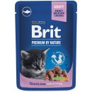 Brit Premium Cat Pouches white fish for Kitten 100 g