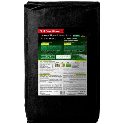 Life Force Soil Conditioner NATURAL HUMIC ACIDS SUPER TRÁVNÍK 25 kg