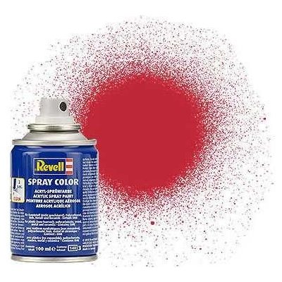 Akrylová barva ve spreji Krbově červená matná 100ml Revell 34136