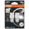 Autožárovka Osram LED P21W 7506DYP-02B AMBER 12V 2W BA15s