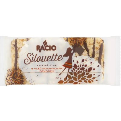 Racio Silouette kukuřičné s mléčnokakaovým dekorem 65 g – Zboží Dáma