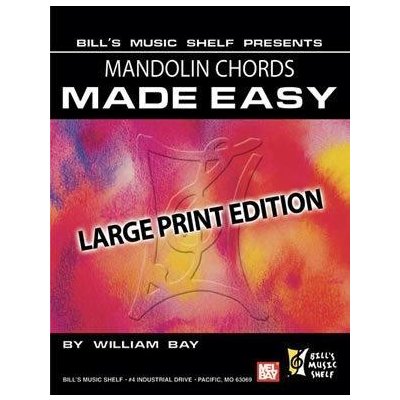 Mandolin Chords Made Easy Large Print Edition akordy na mandolínu – Zboží Mobilmania