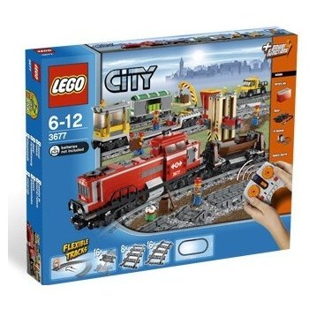LEGO® City 3677 Červený nákladní vlak