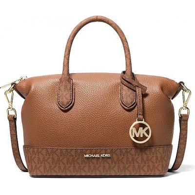 Michael Kors Hyde small kožená kabelka hnědá – Hledejceny.cz