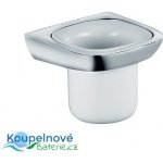 KLUDI Amba držák s pohárkem, chrom / porcelán 5397505 – Sleviste.cz