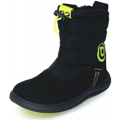 Bugga dětské zimní barefoot boty s membránou RUBA black – Hledejceny.cz