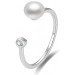 Beneto otevřený stříbrný s pravou sladkovodní perlou AGG467 – Hledejceny.cz