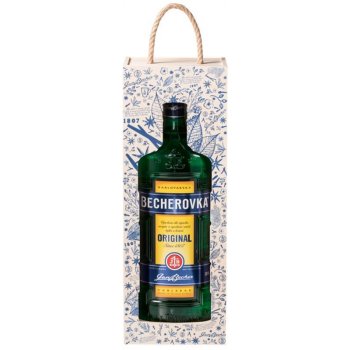 Becherovka 38% 3 l (dárkové balení taška)