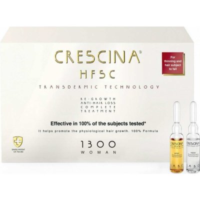 Crescina Transdermic 1300 Re-Growth pro ženy 20 x 3,5 ml – Zboží Mobilmania