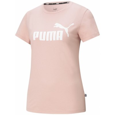 PUMA ESS LOGO TEE BRIDAL ROSE 58677480 Růžový – Zbozi.Blesk.cz