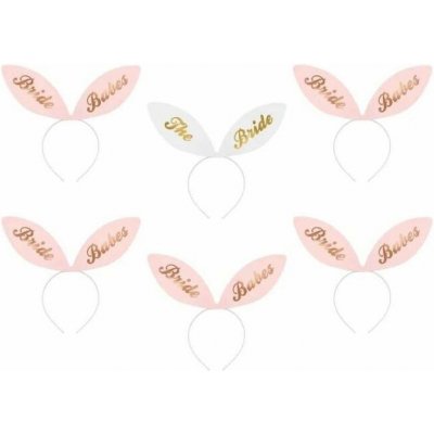PartyDeco Čelenky Bride a Bride Babes, 6 ks – Zboží Dáma