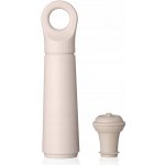 Vakuová pumpa na víno + zátka Vacu Vin Loop Wine Saver - písková – Hledejceny.cz
