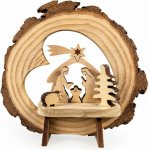AMADEA Dřevěný betlém s figurkami, masivní dřevo, 15 cm, český výrobek – Hledejceny.cz