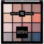 Gabriella Salvete Eyeshadow 16 Shades Palette paletka očních stínů 01 Gold 20,8 g – Zboží Dáma