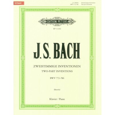 Bach: 15 Two-Part Inventions urtext / klavír – Hledejceny.cz