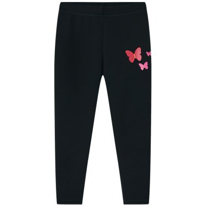 Wolf & Wolfie Dívčí zateplené legíny černá – Zboží Dáma