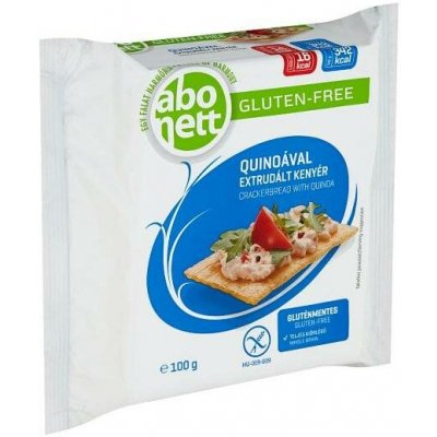 Abonett Bezlepkový Extrudovaný Chléb s quinoa 100 g – Sleviste.cz
