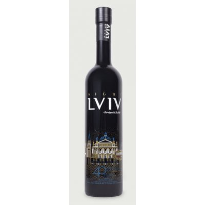 Night Lviv Vodka Black Bottle 40% 0,5 l (holá láhev) – Sleviste.cz