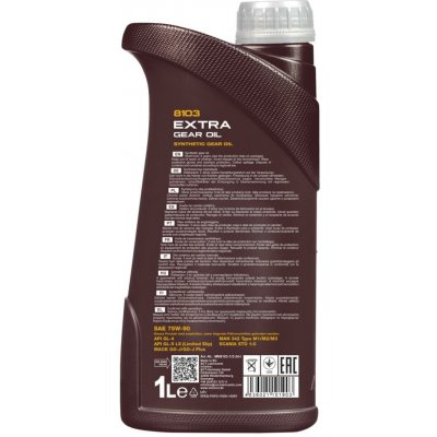 Mannol Extra Getriebeoil 75W-90 1 l – Zbozi.Blesk.cz
