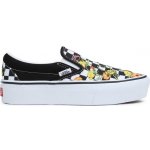 Vans classic slip-on Platform Poppy Checkerboard black/Multi – Zboží Dáma