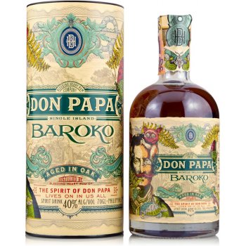 Don Papa Baroko 40% 0,7 l (holá láhev)