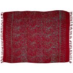 Sarong BO Batik Paisley červená – Zboží Dáma