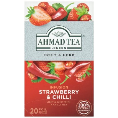 Ahmad Tea Infusion STRAWBERRY & CHILLI 20 x 1,8 g – Zboží Dáma