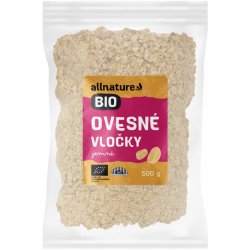 Allnature Ovesné vločky jemné BIO 500 g