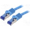 síťový kabel Logilink C6A076S Patch, S/FTP, 6a, lanko, Cu, LSZH, 5m, modrý