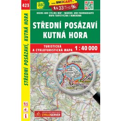 Střední Posázaví mapa 1:40 000 č. 423