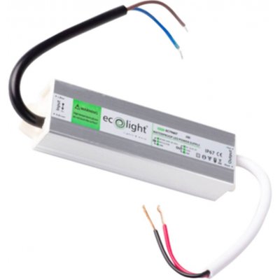 ECOLIGHT Hermetický napájecí zdroj - 12V - 1,25A - 15W – Zboží Mobilmania