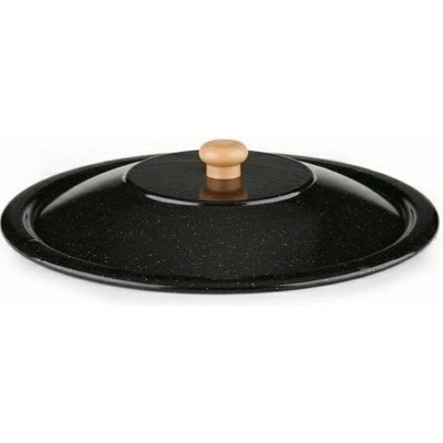 IGOTREND 50467 Poklice na kotlík smalt 38,5cm/13-14l, černá – Zboží Mobilmania