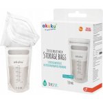 Akuku transparentní sterilní sáčky pro skladování mléka a pokrmů 150ml 30ks transparentní – Zboží Mobilmania