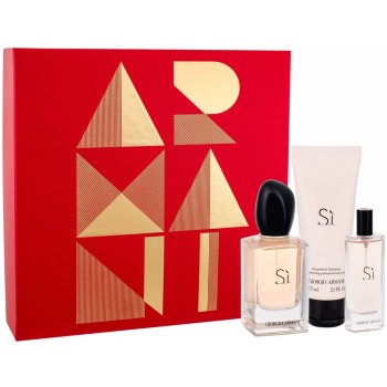 Giorgio Armani Sí EDP 50 ml + EDP 15 ml + tělové mléko 75 ml dárková sada